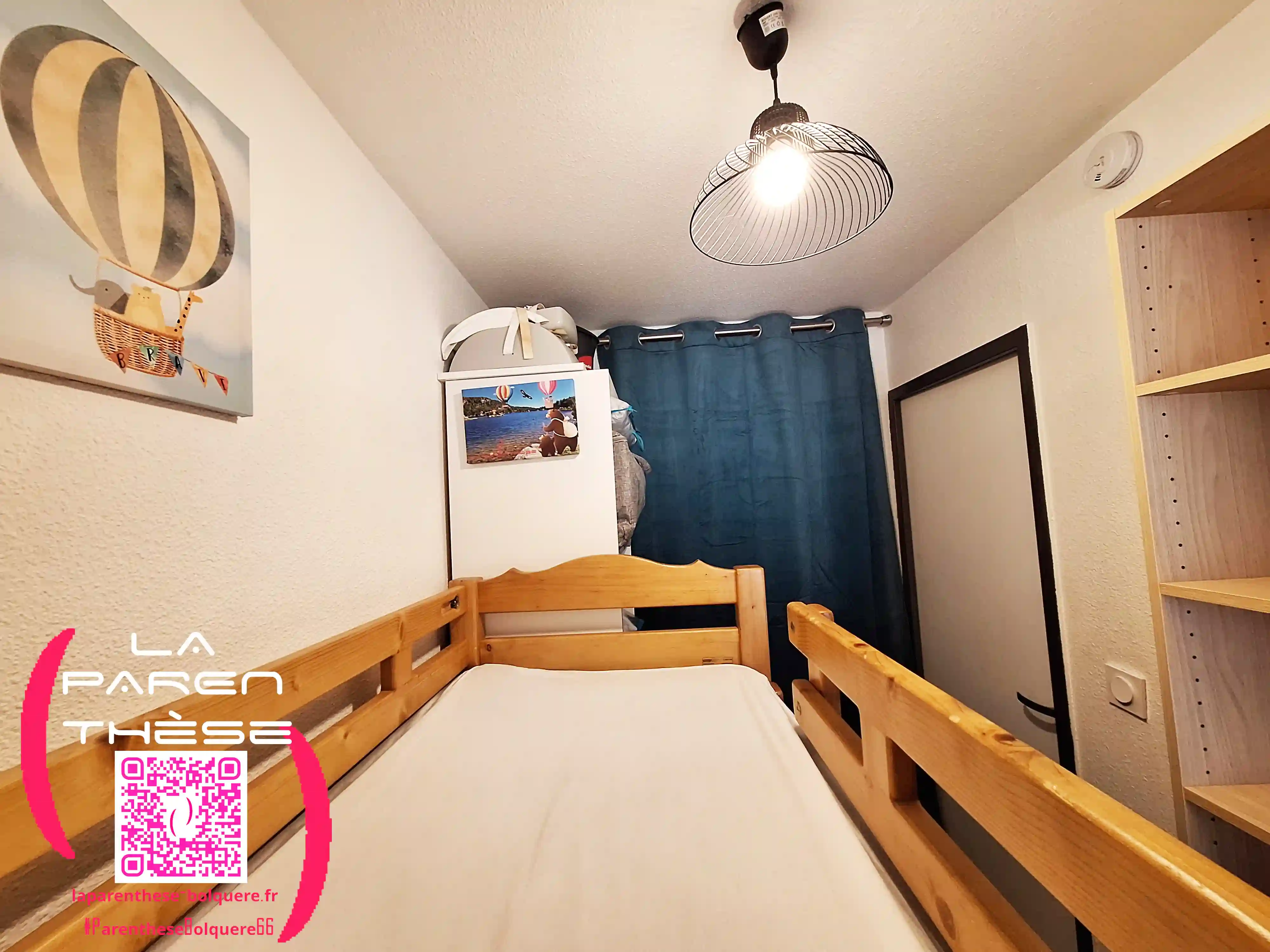 Cabine des enfants appartement La Parenthèse à Bolquere Font-Romeu